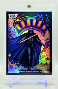 2022 Topps Chrome STAR WARS GALAXY #50 Enter: Darth Vader REFRACTOR - Picture 1 of 4