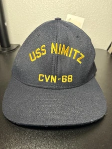 USS Nimitz CVN 68 Embroidered Ball Cap US Navy Veteran Hat - Picture 1 of 6