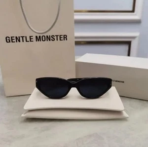 GENTLE MONSTER ROCOCO Sunglasses Black Cat Eye Trendy Korean Style - Picture 1 of 4