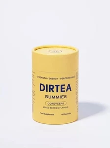 Dirtea Cordyceps Performance Gummies Mixed Berries Flavour - 60 Gummies - Picture 1 of 3