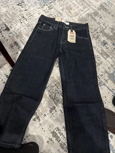 Levi’s Boys 550 Relaxed Fit Blue Jeans Sz 8 Regular Adjustable Waistband - Picture 1 of 13