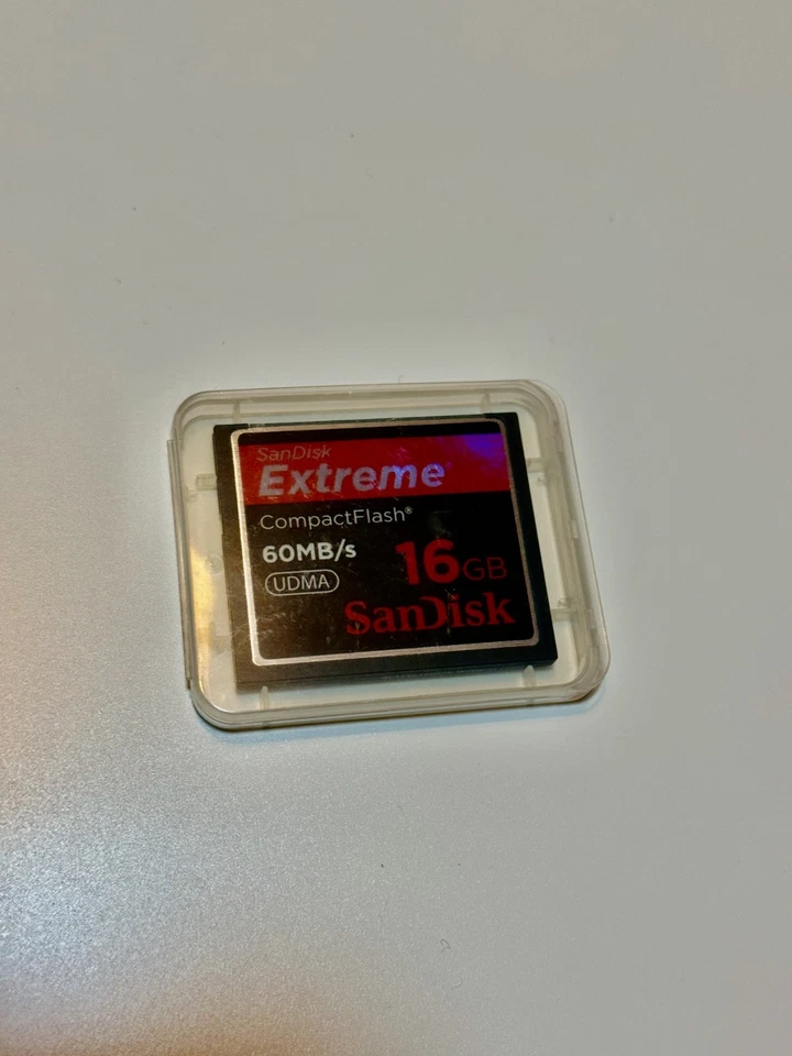 16GB Sandisk Extreme 60MB/s UDMA CF Compactflash Memory Card - Image 1 of 1