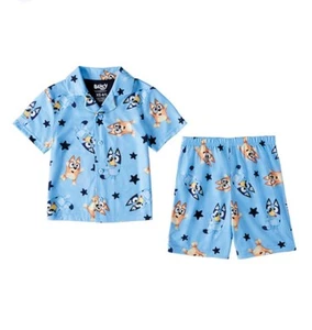 BLUEY AND BINGO BOYS PAJAMA SET 2pc Blue - New - Size XS 4/5 - Picture 1 of 1