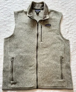 Patagonia Better Sweater Vest Mens XL Stonewash Gray Fleece Full Zip Embroidered - Picture 1 of 12