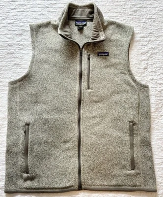 Patagonia Better Sweater Vest Mens XL Stonewash Gray Fleece Full Zip Embroidered - Image 1 of 4