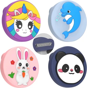 Soporte Airtag para Niños - (Paquete de 4) Funda Airtag Oculta de Silicona Suave con Pin, Luz - Imagen 1 de 7