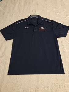 Nike Dry Fit Polo Eagle Disco Abierto Torneo de Golf Hombre Grande Azul Marino - Imagen 1 de 5