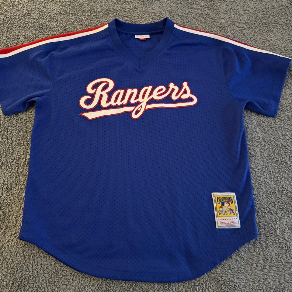 Authentic Mitchell & Ness Nolan Ryan MLB Texas Rangers 1989 Jersey 48 XL - Image 1 of 4