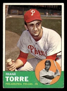 1963 Topps Frank Torre #161 GD Philadelphia Phillies - Picture 1 of 2