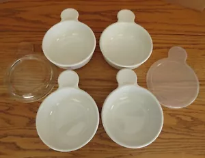 4 Corning Ware Grab-It Bowls P-150-B 15 oz 1 Glass & 1 Plastic Lid - Picture 1 of 12