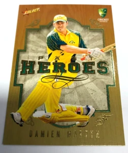 2008-09 Select Cricket Trading Cards Past Heroes Card PH15 Damien Martyn - Picture 1 of 3