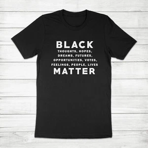 Black Lives Matter Racial Equality Equal Rights Protest BLM Unisex Tee T-Shirt - Picture 1 of 13
