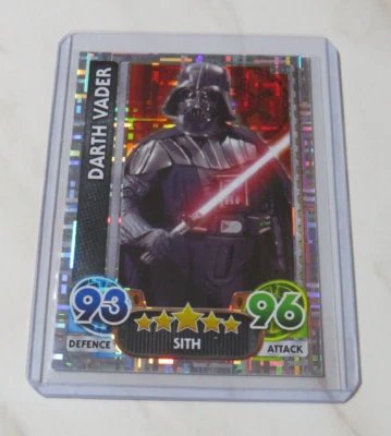 Star Wars Topps Force Attax Rarer Hologram Trading Card Darth Vader Sith💥💥💥 - Image 1 of 3