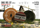 Kabel Reel Set (3 Pcs. Mittel) Kabeltrommel (3 Stk. 1:3 5 Kunststoff Kit