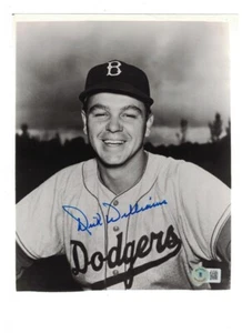 Dick Williams Brooklyn Dodgers Signed 8"x10" Photo Beckett Certified - Picture 1 of 1
