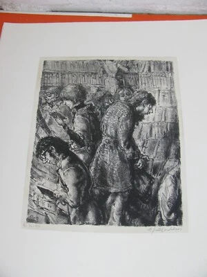 A Paul Weber  Lithographie 36 / 150 (E 147) - Bild 1 von 4