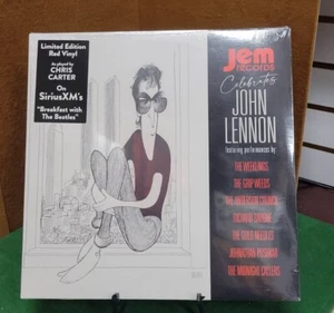 VARIOUS ARTISTS JEM RECORDS CELEBRATES JOHN LENNON NEW LP Sealed Red Vinyl  - Picture 1 of 8