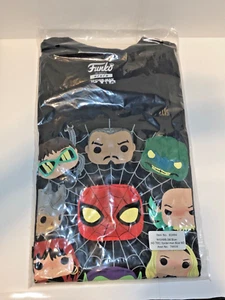 Marvel Collector Corps Blue Mono Spider-man & Co. T-shirt Tee M - Picture 1 of 3