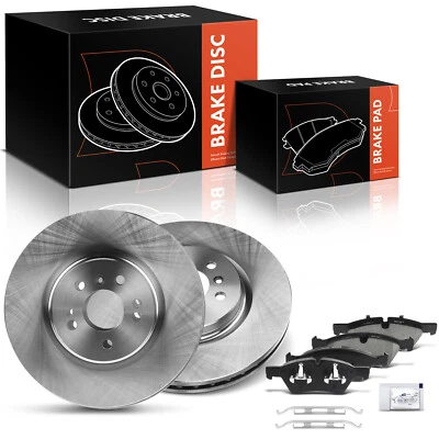 Front Disc Rotors & Ceramic Brake Pads for Mercedes-Benz ML320 ML350 ML500 ML550 - Image 1 of 4