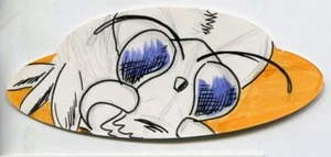 Mars Attacks The Revenge Shaped Sketch Card By Cathy Razim - Picture 1 of 1