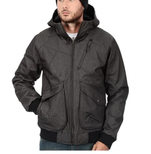 Volcom Jeans grey CAVELIER II hooded jacket Size XXL - Picture 1 of 12