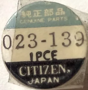 Nos New Citizen 023-139 Second Wheel Part Ricambio Vintage Watch - Bild 1 von 1
