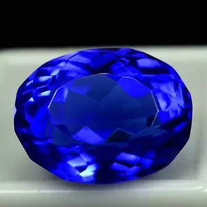 Natural 21.10 Ct AAA+ Blue Tanzanite Oval Cut Gemstone GIE Certified - Picture 1 of 6
