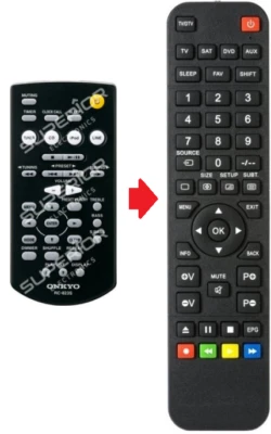 Ersatz Fernbedienung für Onkyo RC-823S | CR-245 | CR-255 | CS-245 | CS-255 | - Bild 1 von 4