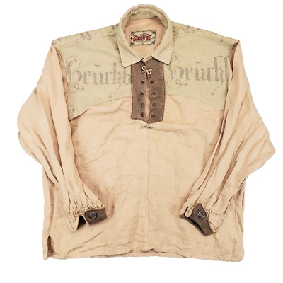 Stockerpoint Tunica Tradizionale Tedesca Camicia Smock Uomo XL Storica Ren Faire - Immagine 1 di 4