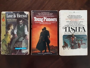3 Bks - Love is Eternal -Irving Stone/ Young Pioneers- Rose Lane /Tisha - Specht - Imagen 1 de 12