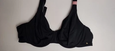 CACIQUE Smart Lift Unlined Full Coverage 46C BLACK Modern Underwire NEW! WO TAGS - Image 1 of 4