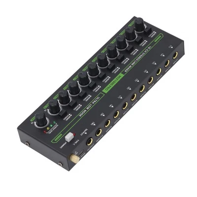 MIX1000 10 Channel Stereo Mixer With RGB Light Low Noise Stereo Mono Switching - Bild 1 von 4