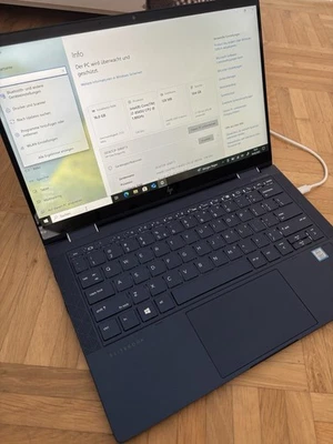 HP Elite Dragonfly G1 Convertible 16GB RAM, 512GB SSD, i7-8565U CPU QWERTY - Bild 1 von 4