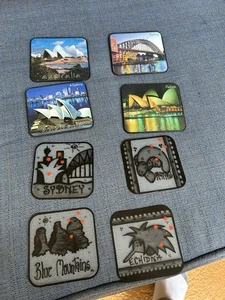 Lot Of 8 Coasters Purchased In Australia (42) - Picture 1 of 9