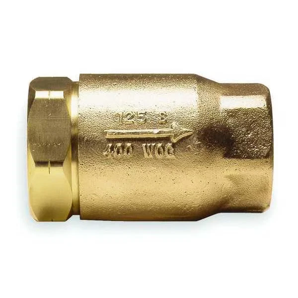 Apollo Valves 6110501 1" Fnpt Bronze Ball Cone Spring Check Valve - Image 1 of 1