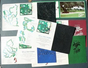 1990s Era Orlando Florida Disney World SIX different Golf Course Scorecard set - - Picture 1 of 1