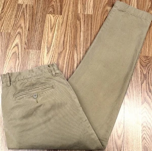 J.CREW 484 SLIM FIT 100% COTTON PANTS BROWN Sz 34W x 30L - Picture 1 of 4