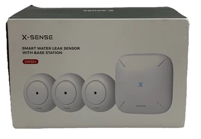 X-Sense Wi-Fi Water Leak Detector, Smart Water Sensor Alarm Water Detector (3) - Image 1 of 4