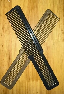 2 WAHL Flat Top Clipper Comb Dark Grey Gray& Gold 8" Barber Hairstyling Hair NEW - Picture 1 of 1