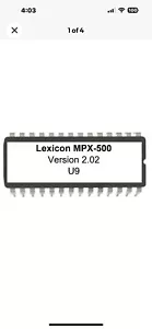 Lexicon MPX-500 OS version 2.02 EPROM Firmware Upgrade KIT / Brand New ROM - Picture 1 of 3