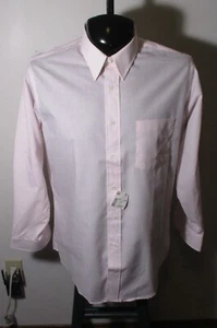 BILL BLASS Light Pink Long Sleeve Dress Shirt Size 16/32-33 NWT - Picture 1 of 6