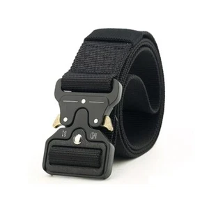 MEN Casual Military Tactical Army Adjustable Quick Release Belts Pants Waistband - Picture 1 of 15