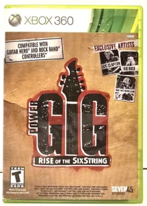 Power Gig Rise of the Six String - Juego de Guitarra Microsoft Xbox 360, 2010 Completo - Imagen 1 de 5