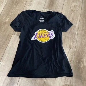 Lakers Mujer’s Fanatics Pequeño Negro Cuello en V Talla S LeBron James #23 - Imagen 1 de 6