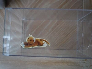 ACRYLIC PLASTIC DISPLAY CASES LOT OF FOUR SIZE 4X4X8 BEANIE S CARS ACTION FIGURE - Picture 1 of 6
