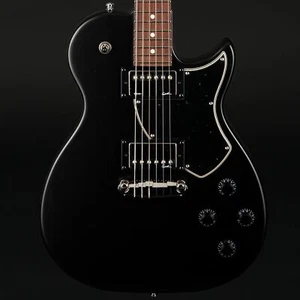 Godin Summit Classic SG Electric Guitar in Matt Black with Bag - Picture 1 of 5