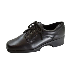 👟 24 HOUR COMFORT Cherie Women's Wide Width Leather Lace-Up Oxford Shoes 👟 - Picture 1 of 12