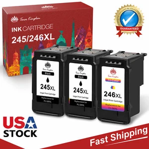 Lote de cartuchos de tinta PG-245XL CL-246XL para Canon 245XL PIXMA MG2920 MG2522 TS3122 - Imagen 1 de 12