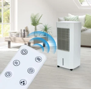 STATUS Air Cooler 5L White 3 Speed Remote Control 15 hr Timer 2 Ice packs ST121 - Picture 1 of 11