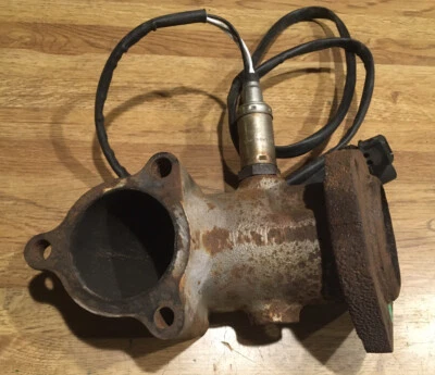 SAAB 900 1985 clásico 16 V turbocompresor 90 codos cabezal de escape superior sensor de O2 Foto 1 de 4